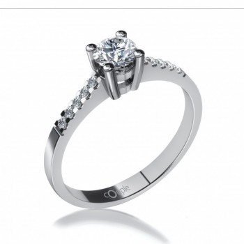 COUPLE zásnubný prsteň, Veľkosť prsteňa 59 | Kód: 6864020-0-53-1