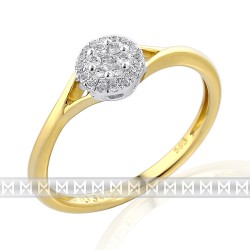 GEMS 381-2305 prsteň s briliantmi